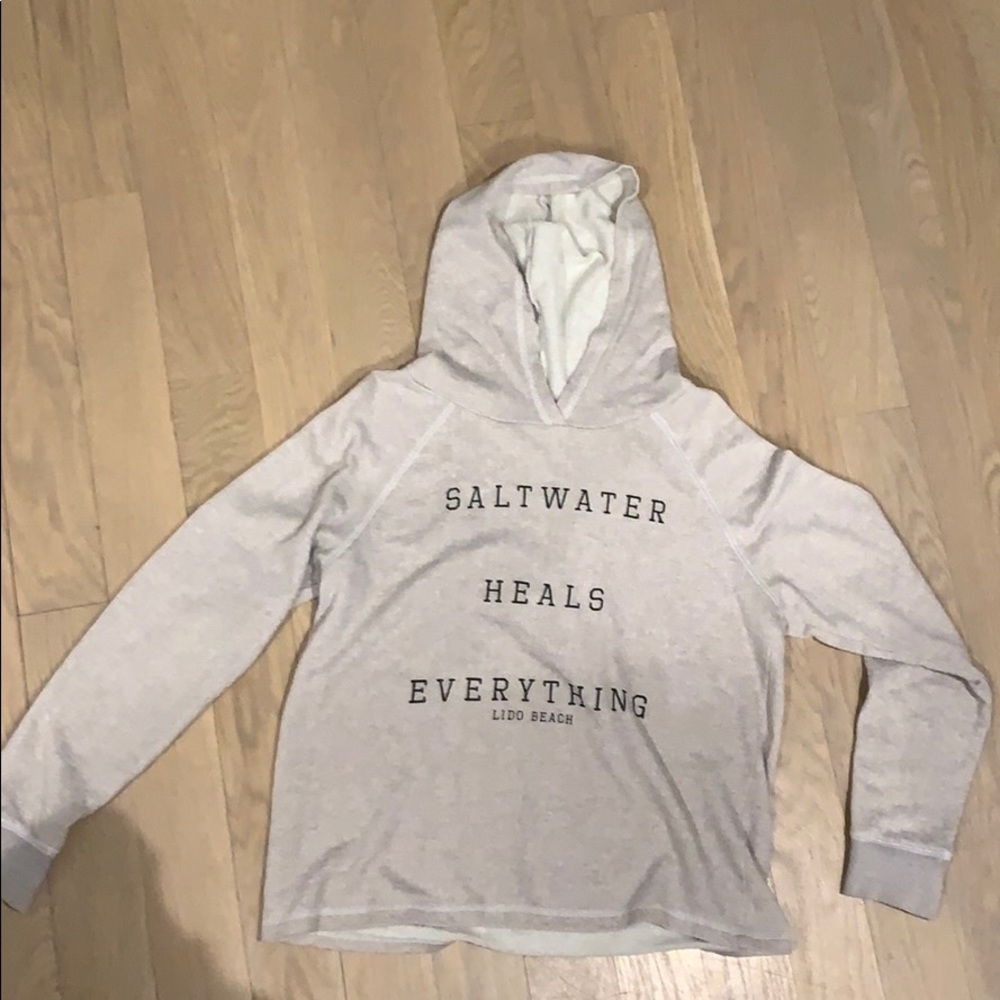 “Saltwater Heals Everything” Hooded Sweatshirt